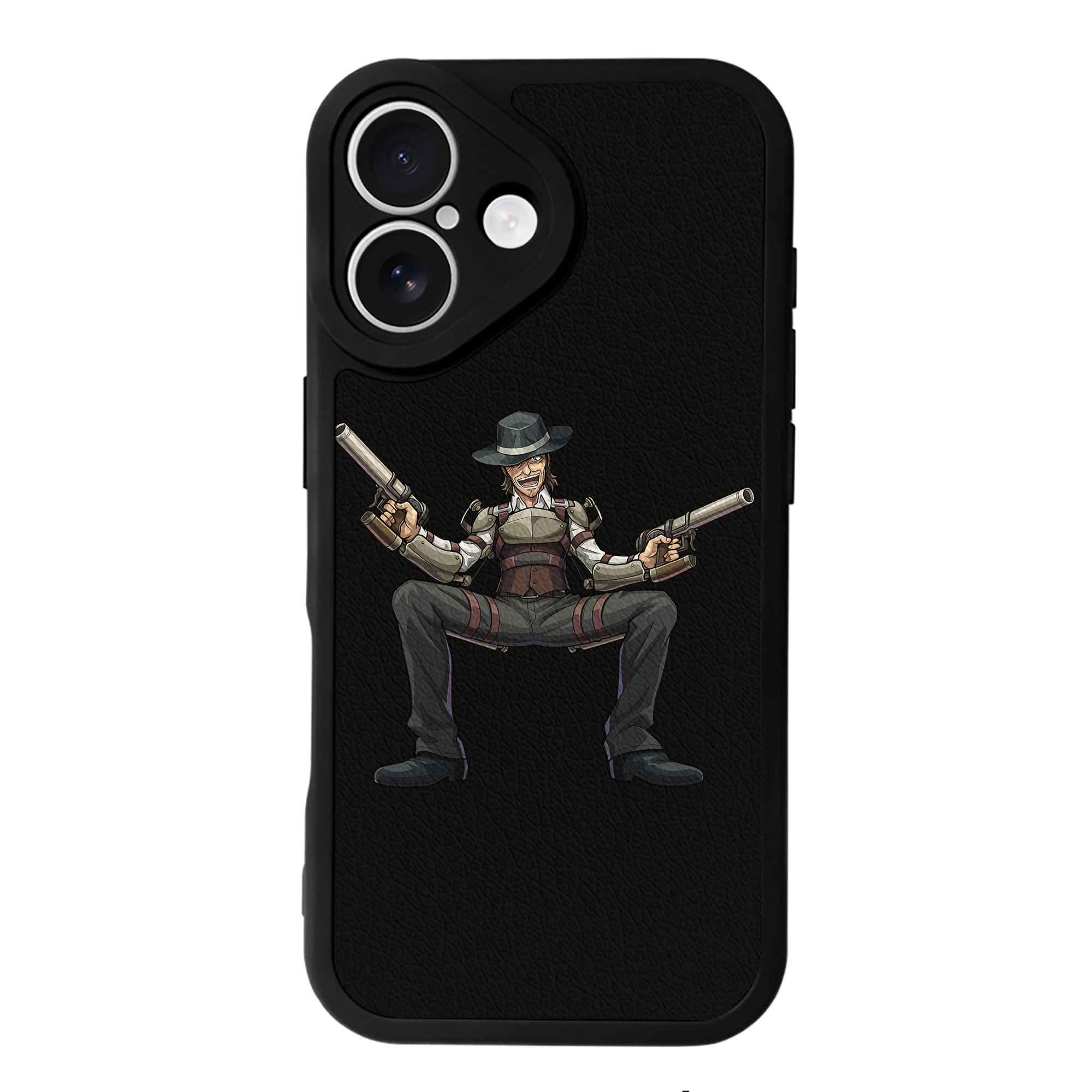 （画像用） 進撃の巨人 ケニー·アッカーマン Attack on Titan Kenny Ackerman 【iPhone 16シリーズ対応】シリコンスマホケース（レザー調） 材質：シリコン